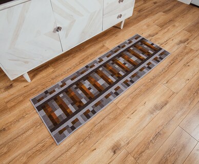 Foto 5 | Foto 5 | Area Rug Ukonic Minecraft Train Rail 50 X 150 Cm Poliéster - Venta Internacional.