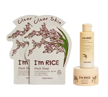 Foto 1 | Foto 1 | Set Para El Cuidado De La Piel Tonymoly I'm Rice Exfoliante Y Control De Aceite En 3 Pasos - Venta Internacional.