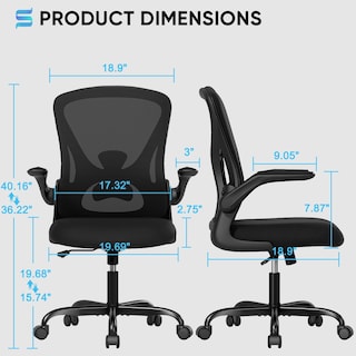Foto 6 | Foto 6 | Silla De Escritorio Ergonómica Sytas Tj-sbgy001bp Mesh Lumbar Black - Venta Internacional.