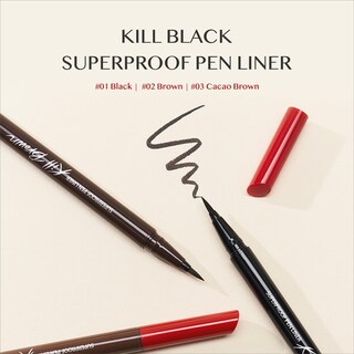 Foto 2 | Foto 2 | Lápiz Delineador De Ojos Clio Impermeable Liquid Precision Tip Negro - Venta Internacional.