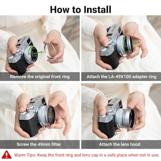 Foto 6 | Foto 6 | Parasol De Lente Jjc Para Fujifilm Fuji X100 X100vi X100v X100f X100s X100t X70 - Venta Internacional.