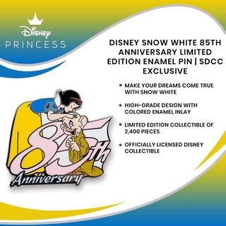 Foto 7 | Foto 7 | Alfiler Esmaltado Para El 85 Aniversario De Blancanieves Y Los Siete Enanitos De Disney - Venta Internacional.