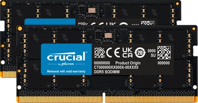 Foto 1 | Foto 1 | Kit De Memoria Dram Crucial Para Portátiles De 24 Gb (2 X 12 Gb) Ddr5 De 5600 Mhz - Venta Internacional.