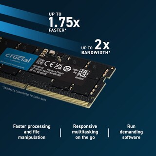 Foto 3 | Foto 3 | Kit De Memoria Dram Crucial Para Portátiles De 24 Gb (2 X 12 Gb) Ddr5 De 5600 Mhz - Venta Internacional.