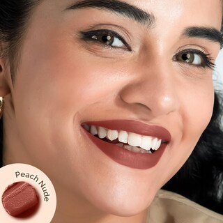 Foto 2 | Foto 2 | Lápiz Labial Mamaearth Moisture Matte Peach Nude 2 G Con Vitamina E - Venta Internacional.