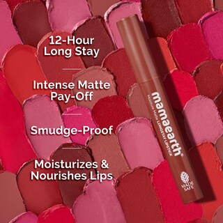 Foto 3 | Foto 3 | Lápiz Labial Mamaearth Moisture Matte Peach Nude 2 G Con Vitamina E - Venta Internacional.