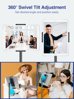 Foto 4 | Foto 4 | Soporte Para Trípode Con Soporte Para Ipad 65 Pulgadas Ajustable Negro - Venta Internacional.