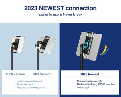 Foto 5 | Foto 5 | Soporte Para Trípode Con Soporte Para Ipad 65 Pulgadas Ajustable Negro - Venta Internacional.