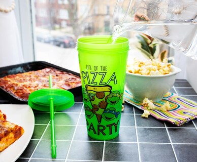 Foto 5 | Foto 5 | Vaso De Viaje Toynk Teenage Mutant Ninja Turtles Pizza 700 Ml - Venta Internacional.