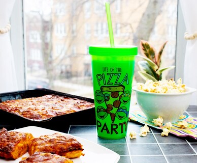 Foto 7 | Foto 7 | Vaso De Viaje Toynk Teenage Mutant Ninja Turtles Pizza 700 Ml - Venta Internacional.