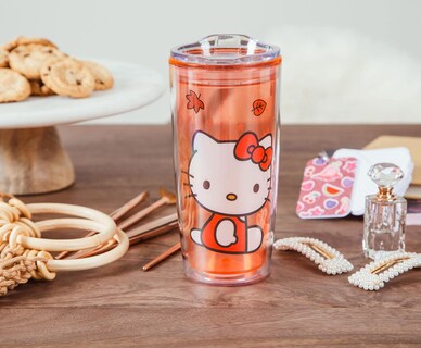 Foto 4 | Foto 4 | Vaso De Viaje Hello Kitty Pumpkin Spice 600 Ml Plástico - Venta Internacional.