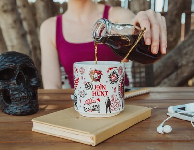Foto 5 | Foto 5 | Taza Plateada Buffalo Supernatural Join The Hunt 380 Ml - Venta Internacional.