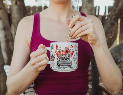 Foto 6 | Foto 6 | Taza Plateada Buffalo Supernatural Join The Hunt 380 Ml - Venta Internacional.