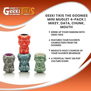 Foto 7 | Foto 7 | Set De Minimuglets Geeki Tikis The Goonies Paquete De 4 Unidades 60 Ml - Venta Internacional.