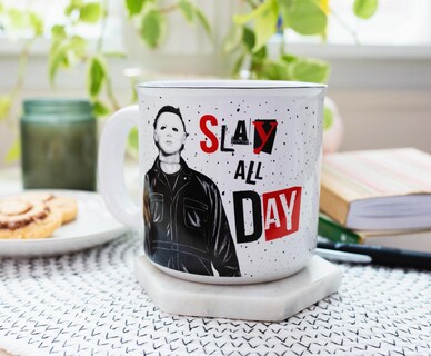 Foto 4 | Foto 4 | Taza De Cerámica Camper Silver Buffalo Halloween Ii Slay 600 Ml - Venta Internacional.