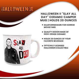 Foto 7 | Foto 7 | Taza De Cerámica Camper Silver Buffalo Halloween Ii Slay 600 Ml - Venta Internacional.