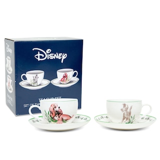Foto 2 | Foto 2 | Set De Taza De Té Y Platillo De Porcelana Disney La Dama Y El Vagabundo - Venta Internacional.
