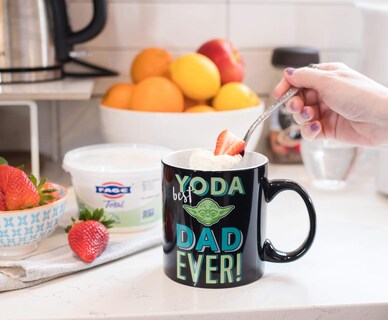 Foto 5 | Foto 5 | Taza De Café Silver Buffalo Exclusive Star Wars Yoda 600 Ml - Venta Internacional.