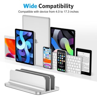 Foto 3 | Foto 3 | Soporte Vertical Para Portátil Omoton Double Dock De Hasta 17 3 Pulgadas - Venta Internacional.