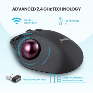 Foto 5 | Foto 5 | Ratón Inalámbrico Trackball Perixx Perimice-717 1.34 - Venta Internacional.