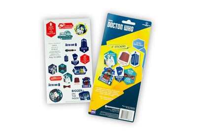 Foto 3 | Foto 3 | Juego De Pegatinas Doctor Who 22 Pegatinas Surtidas 11º Doctor Tardis - Venta Internacional.