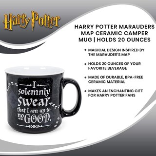 Foto 7 | Foto 7 | Taza Camper De Cerámica Con El Mapa De Harry Potter Merodeadores 600 Ml - Venta Internacional.