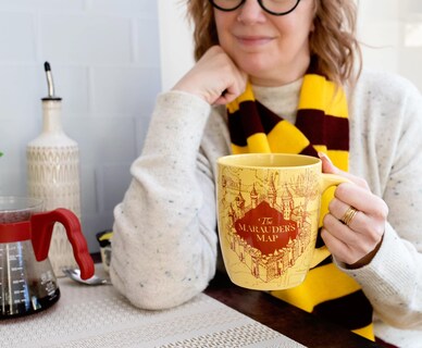 Foto 3 | Foto 3 | Taza De Café Silver Buffalo Harry Potter Marauder's Map 750 Ml - Venta Internacional.