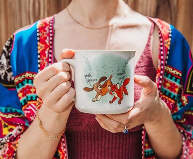 Foto 6 | Foto 6 | Taza Camper De Cerámica Disney Fox And The Hound Friends 600 Ml - Venta Internacional.