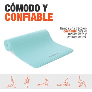 Foto 3 | Foto 3 | Altera Yogabalance Tapete De Yoga Nbr Para Ejercicio Pilates 183 Cm - Azul Palido
