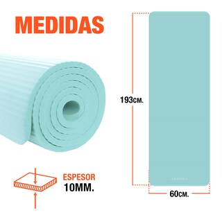 Foto 5 | Foto 5 | Altera Yogabalance Tapete De Yoga Nbr Para Ejercicio Pilates 183 Cm - Azul Palido