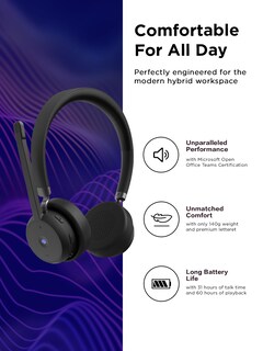 Foto 2 | Foto 2 | Auriculares Inalámbricos Lenovo Voip Bluetooth 5.3 Con Cancelación De Ruido - Venta Internacional.