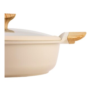 Foto 5 | Foto 5 | Cacerola Para Inducción Vasconia Ceramic 28 Cm 4.2 L Con Tapa – Beige
