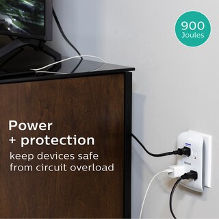Foto 5 | Foto 5 | Protector Contra Sobretensiones Philips Extensor De 6 Salidas Paquete De 2 900j - Venta Internacional.