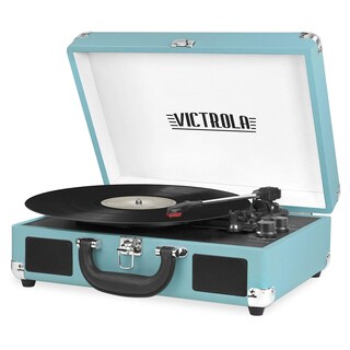 Foto 1 | Foto 1 | Tocadiscos Victrola Vintage Con Bluetooth De 3 Velocidades Color Turquesa - Venta Internacional.