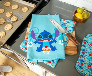 Foto 2 | Foto 2 | Juego De Paños De Cocina Para Mano Y Té Disney Lilo & Stitch Ukonic - Venta Internacional.