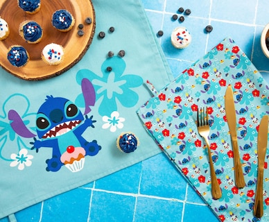 Foto 6 | Foto 6 | Juego De Paños De Cocina Para Mano Y Té Disney Lilo & Stitch Ukonic - Venta Internacional.