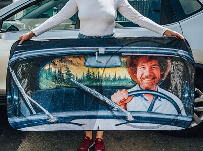 Foto 4 | Foto 4 | Parabrisas Happy Trees De Bob Ross 160 X 80 Cm - Venta Internacional.