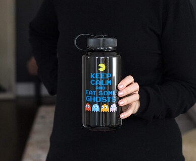 Foto 3 | Foto 3 | Botella De Agua Just Funky Pac-man Keep Calm 960 Ml Sin Bpa - Venta Internacional.
