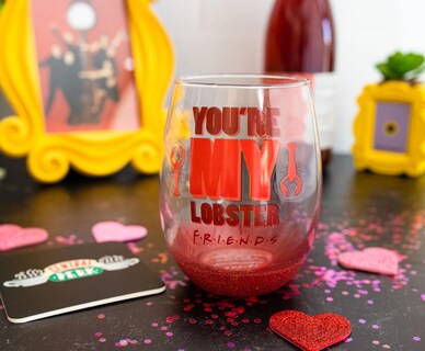 Foto 2 | Foto 2 | Copa De Vino Silver Buffalo Friends You're My Lobster 600 Ml - Venta Internacional.