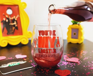 Foto 3 | Foto 3 | Copa De Vino Silver Buffalo Friends You're My Lobster 600 Ml - Venta Internacional.