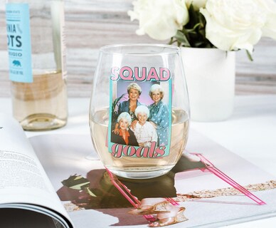 Foto 2 | Foto 2 | Copa De Vino Silver Buffalo The Golden Girls Squad Goals 590 Ml - Venta Internacional.
