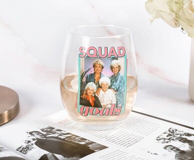 Foto 5 | Foto 5 | Copa De Vino Silver Buffalo The Golden Girls Squad Goals 590 Ml - Venta Internacional.