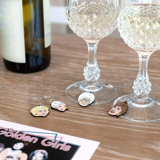Foto 5 | Foto 5 | Set De Colgantes Para Copa De Vino Golden Girls Just Funky Beverage - Venta Internacional.