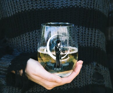 Foto 4 | Foto 4 | Copa De Vino Sin Tallo Silver Buffalo Addams Family Wednesday - Venta Internacional.