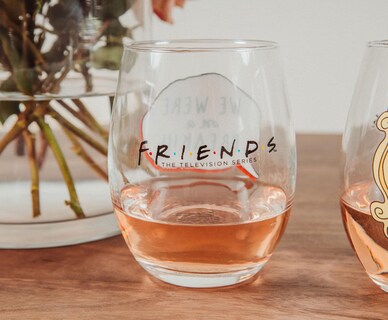 Foto 5 | Foto 5 | Set De Copas De Vino Sin Tallo Friends Tv Show Iconic Quotes X4 - Venta Internacional.