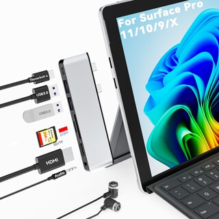 Foto 1 | Foto 1 | Estación De Acoplamiento Usb C Adapter Hub Para Surface Pro 11 Suejezt - Venta Internacional.