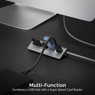 Foto 7 | Foto 7 | Hub Usb-c 3.0 5 En 1 Con Lector De Tarjetas Sd Y 3 Usb 3.0 Sabrent - Venta Internacional.