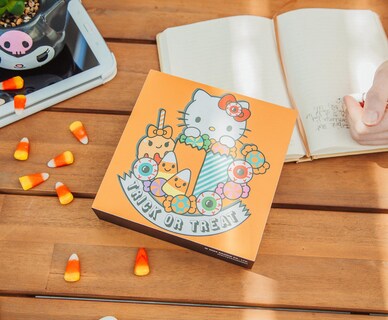 Foto 7 | Foto 7 | Cartel De Madera Mdf Con Forma De Caja Sanrio Hello Kitty Trick Or Treat - Venta Internacional.