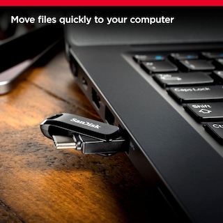 Foto 3 | Foto 3 | Unidad Flash Sandisk Ultra Dual Drive Go 64 Gb Usb Tipo C Negra - Venta Internacional.