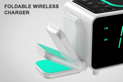 Foto 5 | Foto 5 | Despertador Emerson Smartset Con Carga Inalámbrica Er100501 - Venta Internacional.